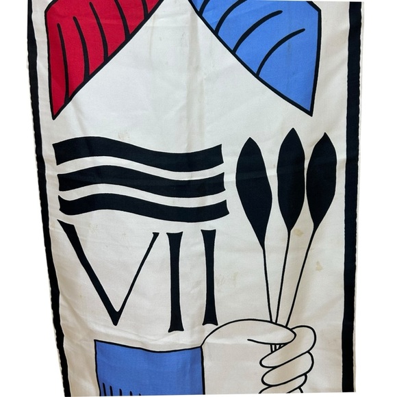 Rudi Gernreich - 1960’s Vintage, Designer, Silk Printed Scarf - One Size, Multi - Picture 12 of 13